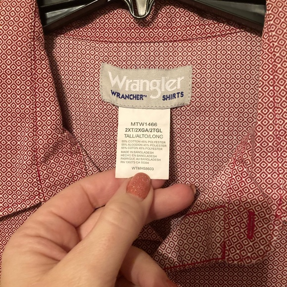 Mens Wrangler shirt - Picture 2 of 4